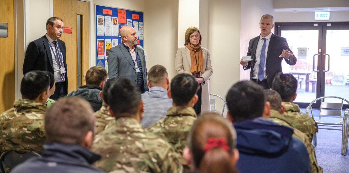 Talking to Forces Families with Veterans' Minister Al Carns