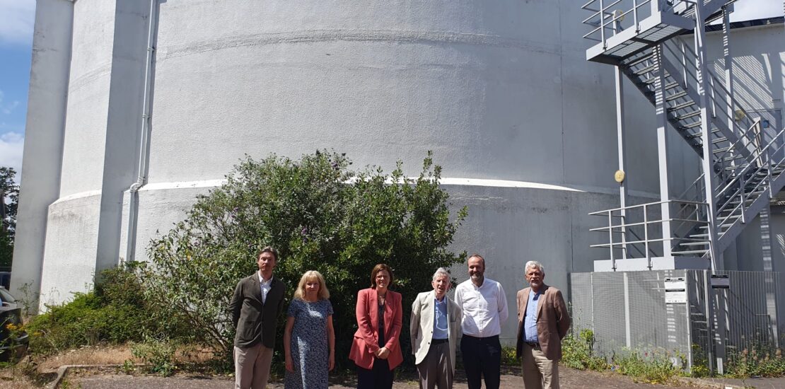 Outside the RAF Human Centrifuge with Historic England and FAST