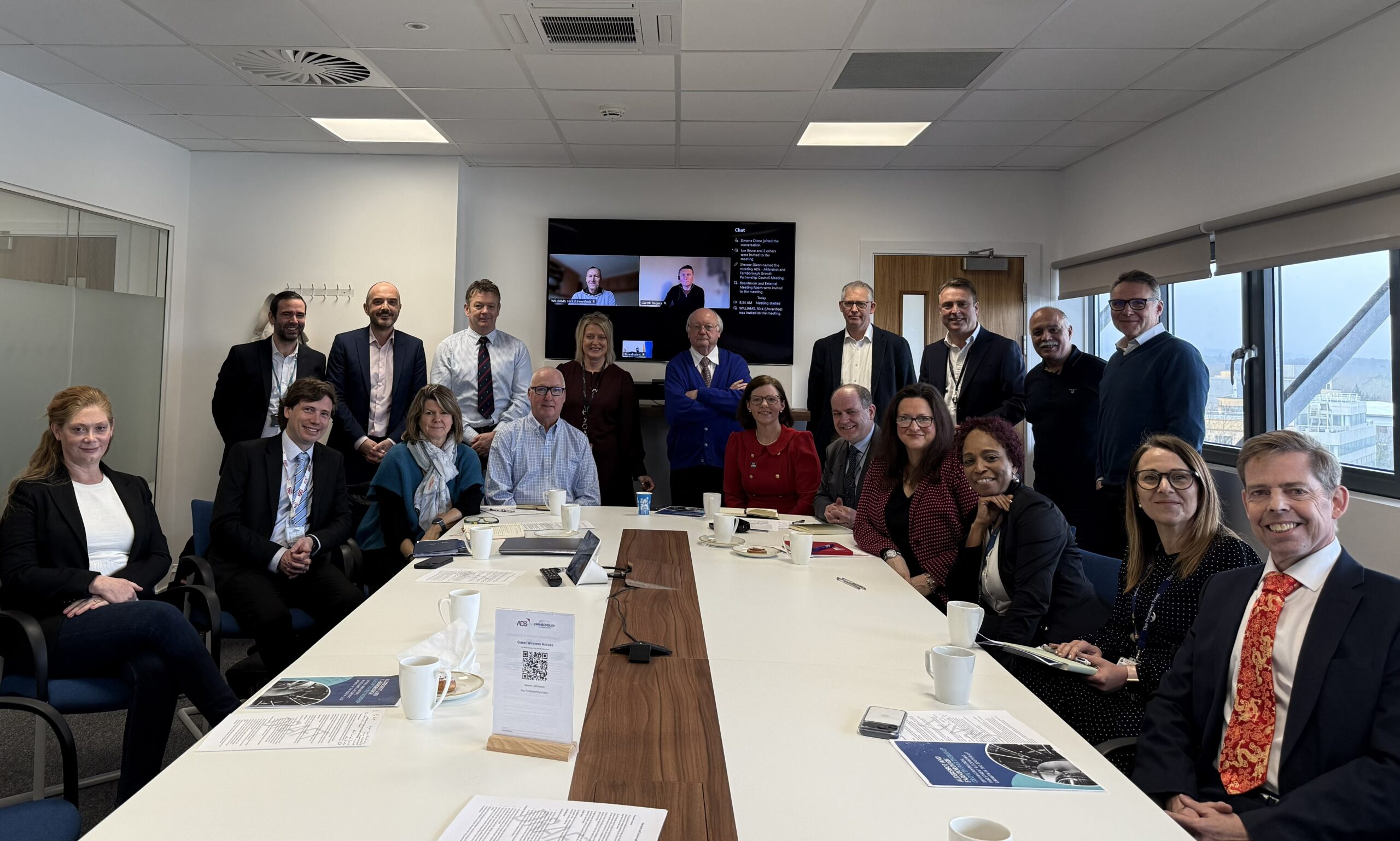 The initial meeting of the members of the Growth Partnership