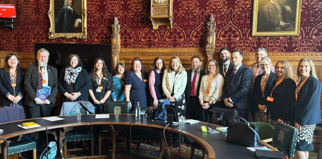 Alex Baker MP and Education Minister Georgia Gould MP with services' and SEND charity representatives