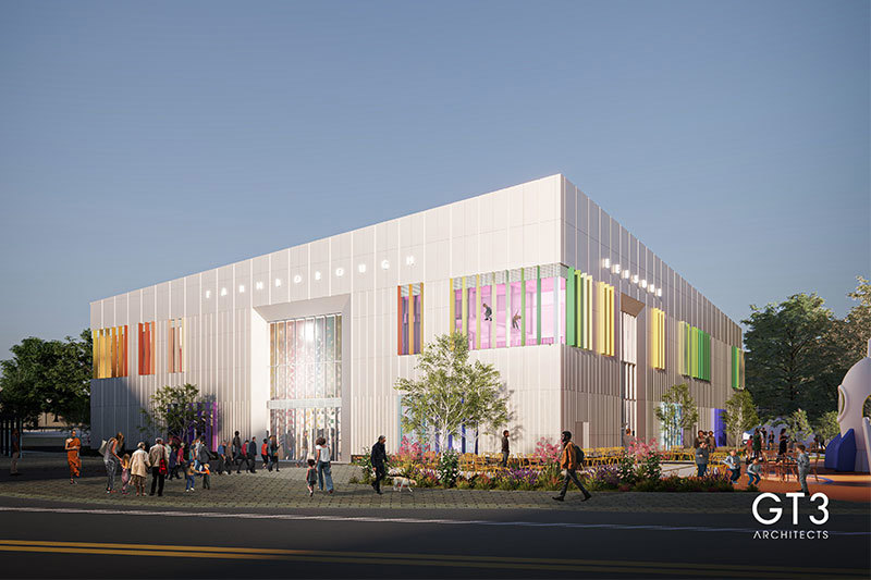 Artist's impression of the new Farnborough Leisure Centre